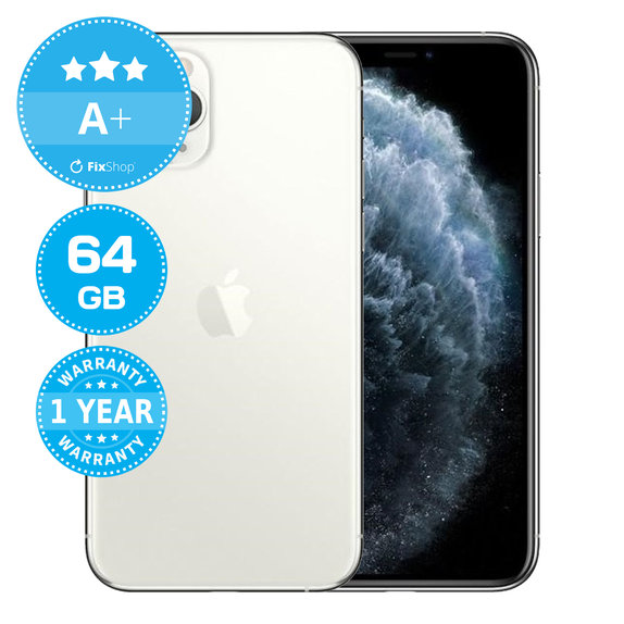 Apple iPhone 11 Pro Silver 64GB A+ Felújított