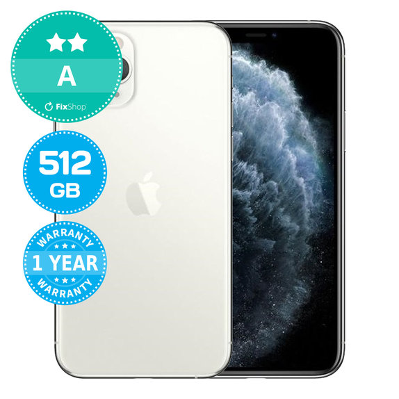 Apple iPhone 11 Pro Silver 512GB A Felújított