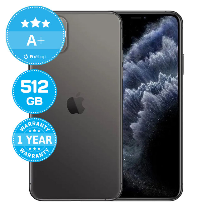 Apple iPhone 11 Pro Max Space Gray 512GB A+ Felújított