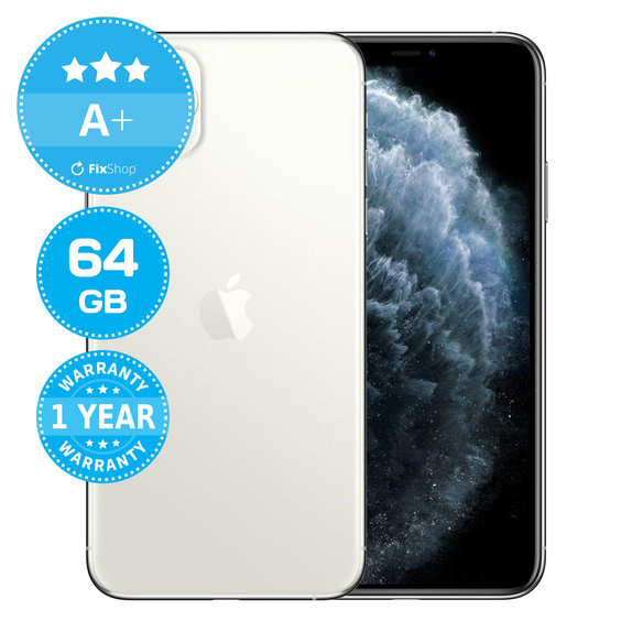 Apple iPhone 11 Pro Max Silver 64GB A+ Felújított