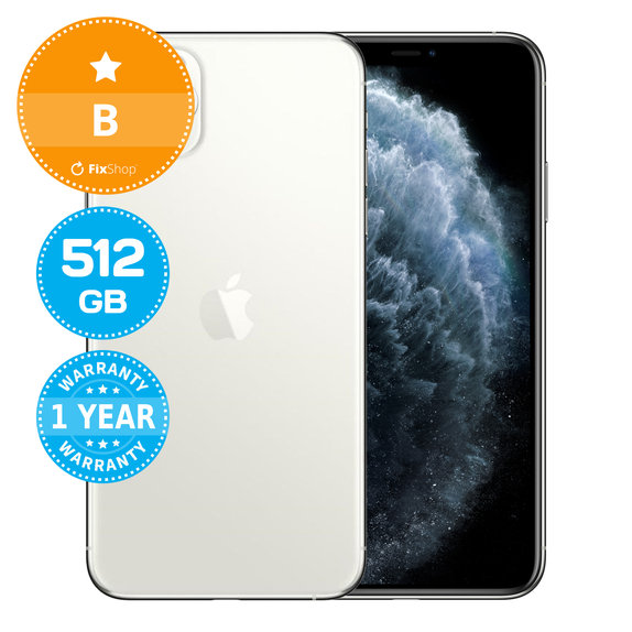 Apple iPhone 11 Pro Max Silver 512GB B Felújított