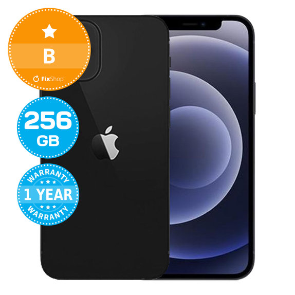 Apple iPhone 12 Mini Black 256GB B Felújított
