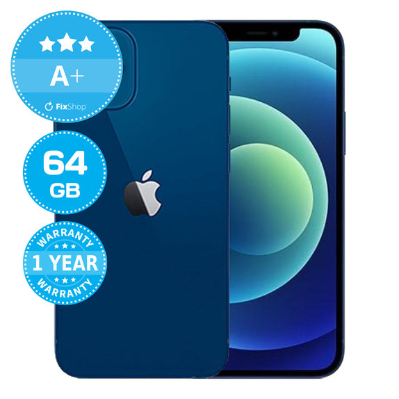 Apple iPhone 12 Mini Blue 64GB A+ Felújított