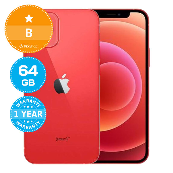 Apple iPhone 12 Mini (PRODUCT)RED 64GB B Felújított