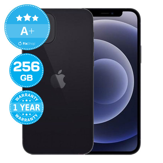 Apple iPhone 12 Black 256GB A+ Felújított
