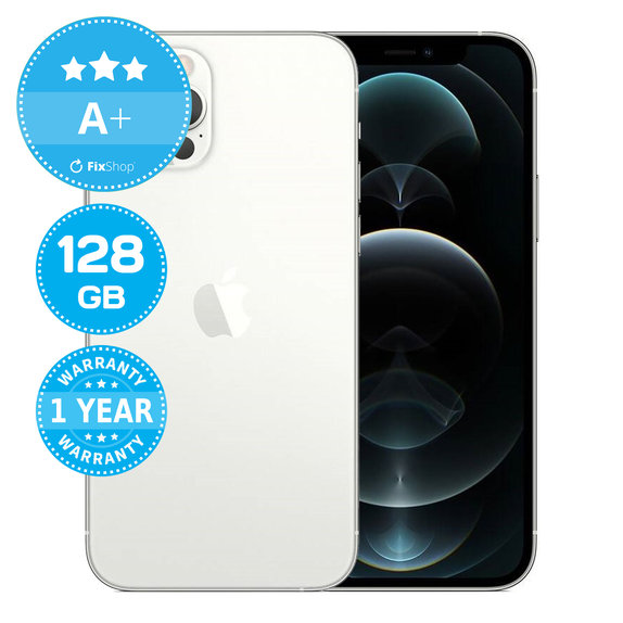 Apple iPhone 12 Pro Silver 128GB A+ Felújított
