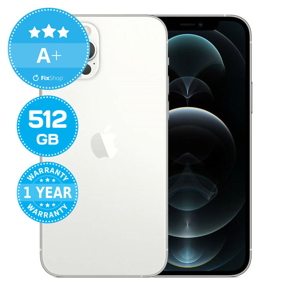 Apple iPhone 12 Pro Silver 512GB A+ Felújított