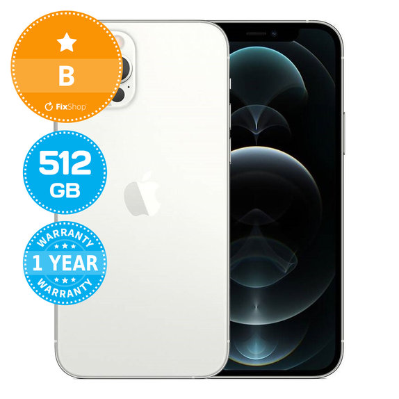 Apple iPhone 12 Pro Silver 512GB B Felújított