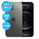 Apple iPhone 12 Pro Graphite 512GB A+ Felújított