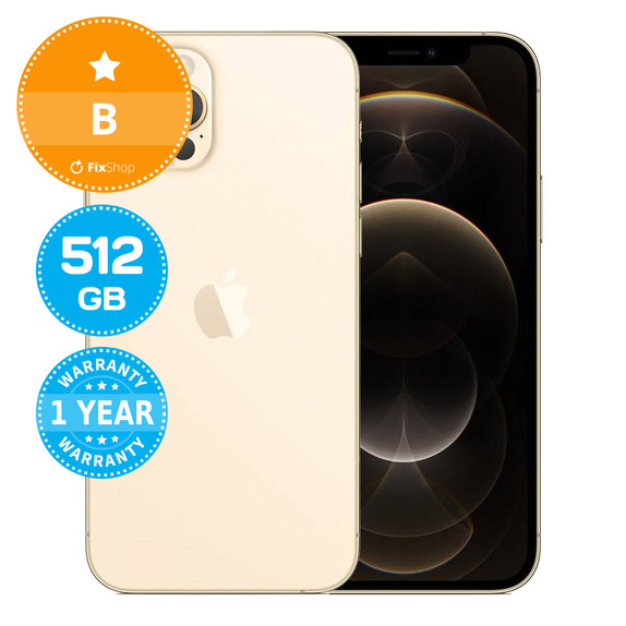 Apple iPhone 12 Pro Gold 512GB B Felújított