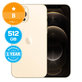 Apple iPhone 12 Pro Gold 512GB B Felújított