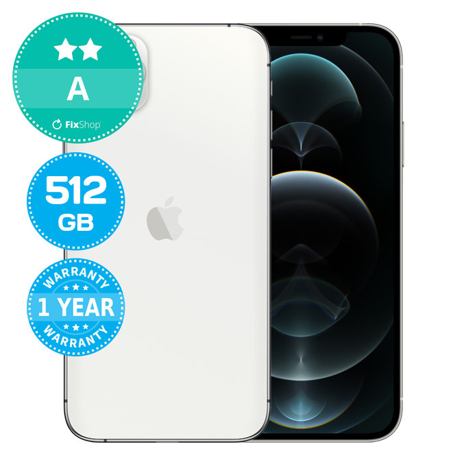 Apple iPhone 12 Pro Max Silver 512GB A Felújított