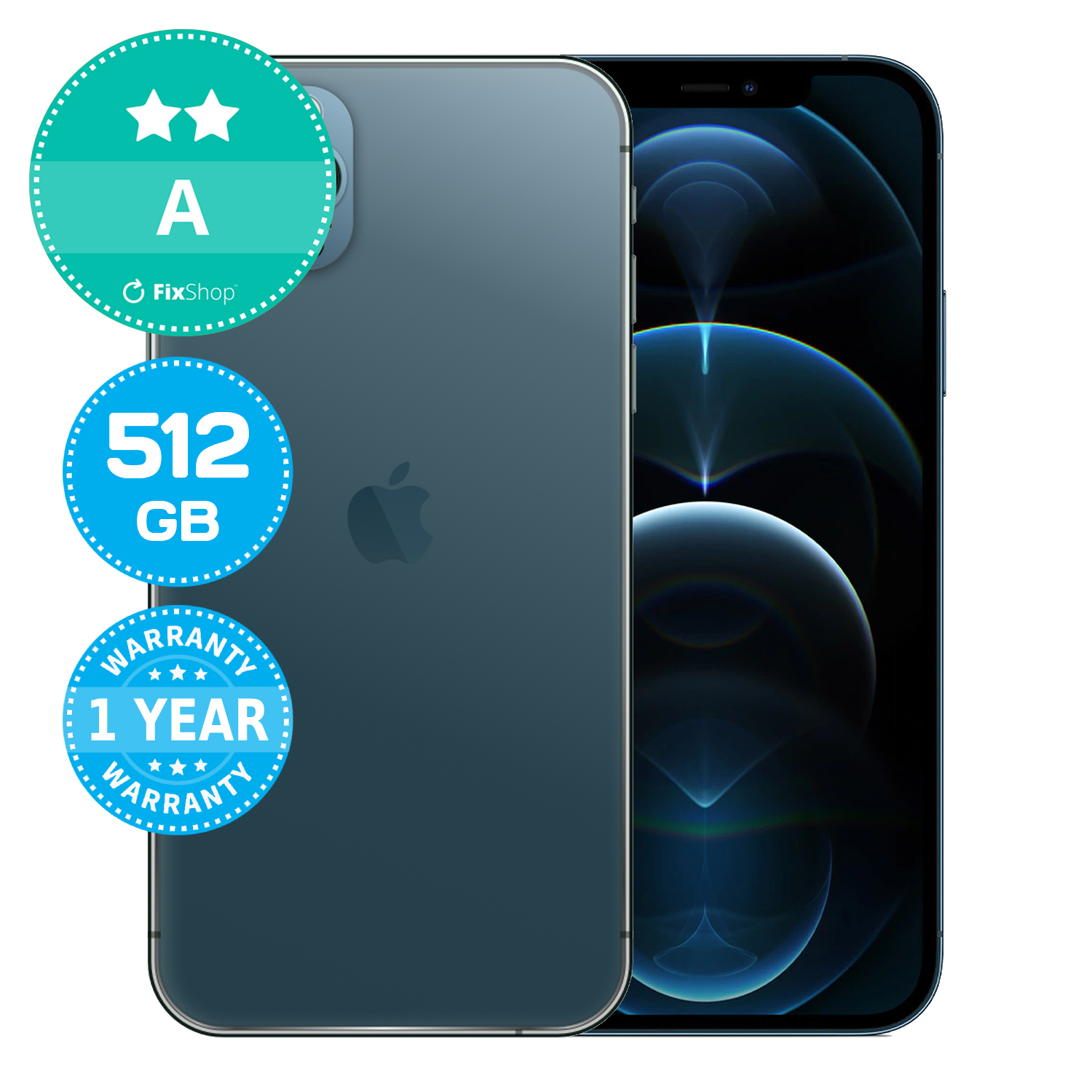 Apple iPhone 12 Pro Max Pacific Blue 512GB A Felújított | FixShop