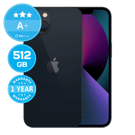 Apple iPhone 13 Midnight 512GB A+ Felújított
