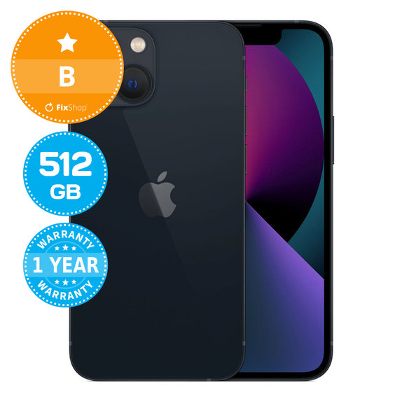 Apple iPhone 13 Mini Midnight 512GB B Felújított