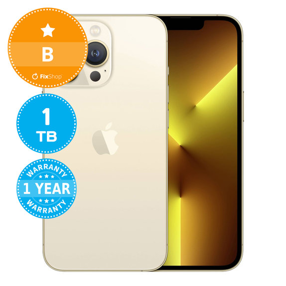 Apple iPhone 13 Pro Gold 1TB B Felújított