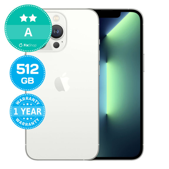 Apple iPhone 13 Pro Silver 512GB A Felújított