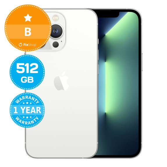 Apple iPhone 13 Pro Silver 512GB B Felújított