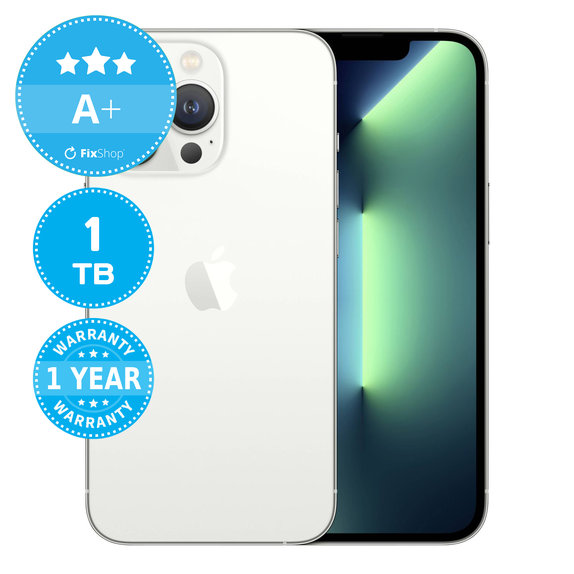 Apple iPhone 13 Pro Silver 1TB A+ Felújított