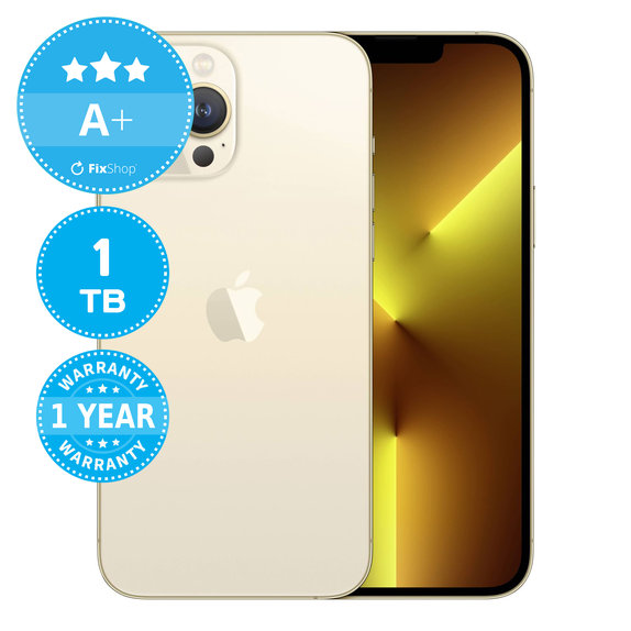 Apple iPhone 13 Pro Max Gold 1TB A+ Felújított