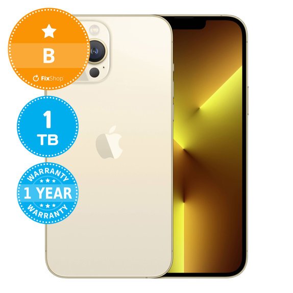 Apple iPhone 13 Pro Max Gold 1TB B Felújított