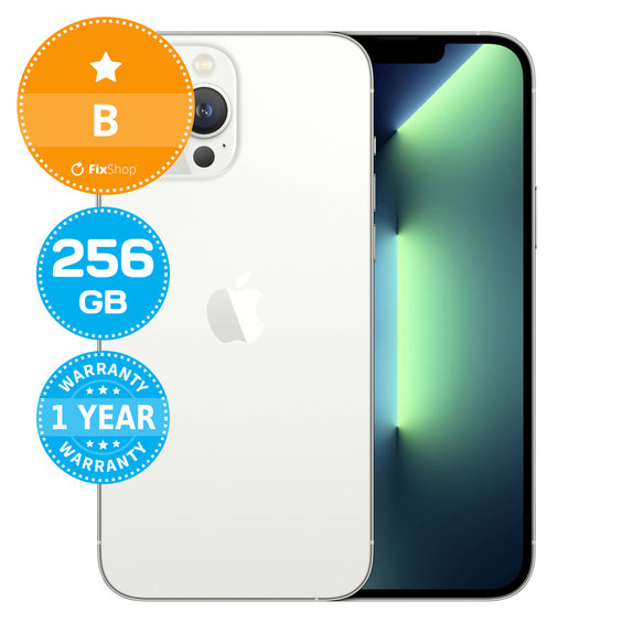 Apple iPhone 13 Pro Max Silver 256GB B Felújított