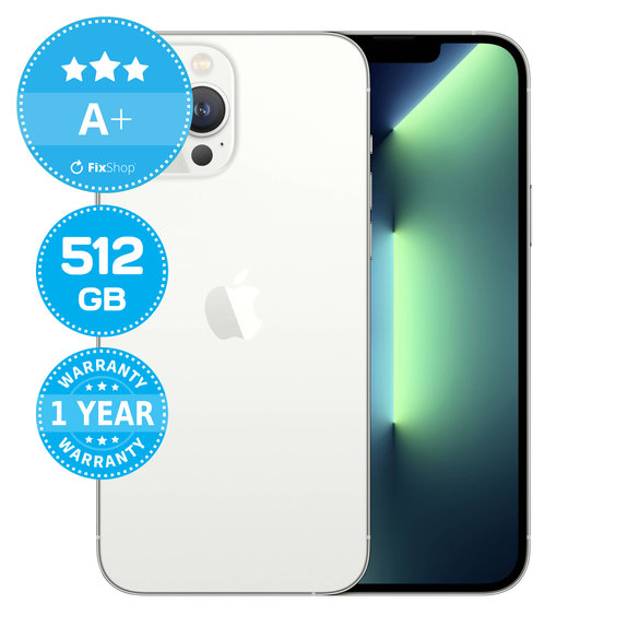 Apple iPhone 13 Pro Max Silver 512GB A+ Felújított