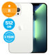 Apple iPhone 13 Pro Max Silver 512GB B Felújított
