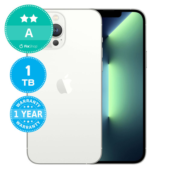 Apple iPhone 13 Pro Max Silver 1TB A Felújított