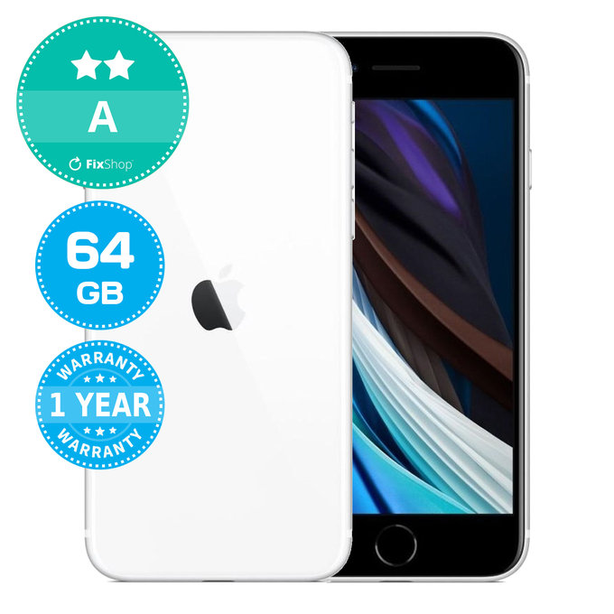 Apple iPhone SE (3rd Gen 2022) Starlight 64GB A Felújított