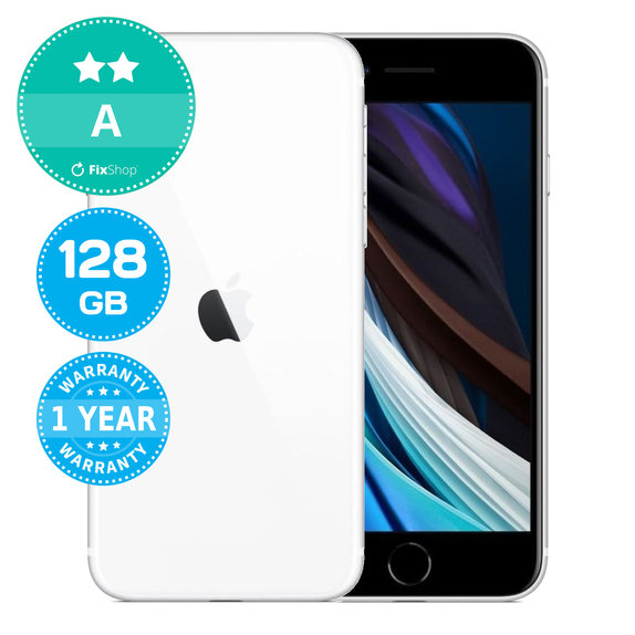 Apple iPhone SE (3rd Gen 2022) Starlight 128GB A Felújított