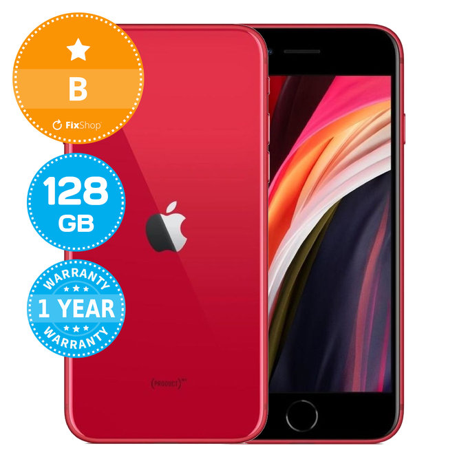 Apple iPhone SE (3rd Gen 2022) (PRODUCT)RED 128GB B Felújított