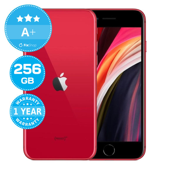 Apple iPhone SE (3rd Gen 2022) (PRODUCT)RED 256GB A+ Felújított