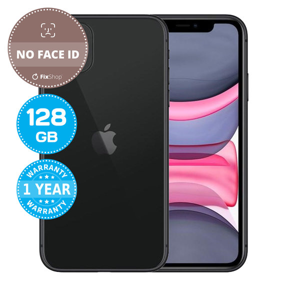 Apple iPhone 11 Black 128GB (No Face ID) Felújított