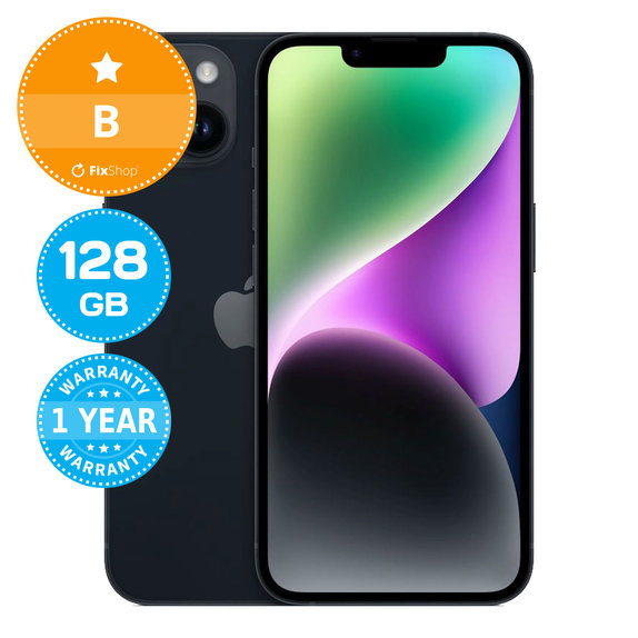 Apple iPhone 14 Midnight 128GB B Felújított