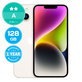 Apple iPhone 14 Starlight 128GB A Felújított
