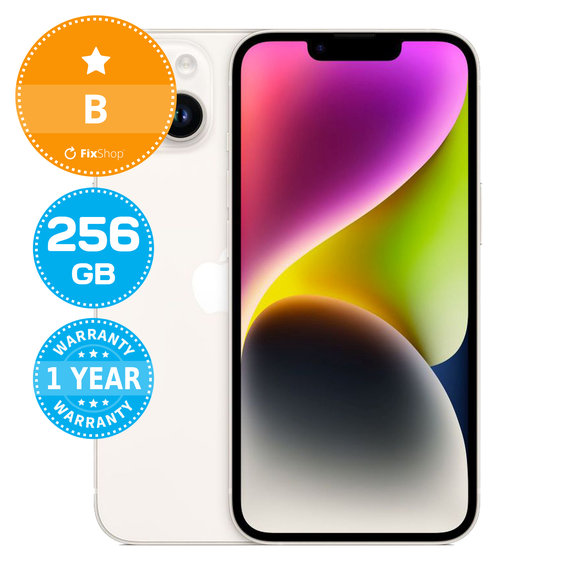 Apple iPhone 14 Starlight 256GB B Felújított