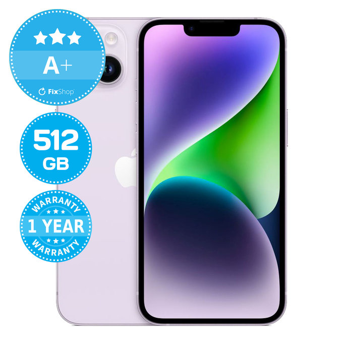 Apple iPhone 14 Purple 512GB A+ Felújított