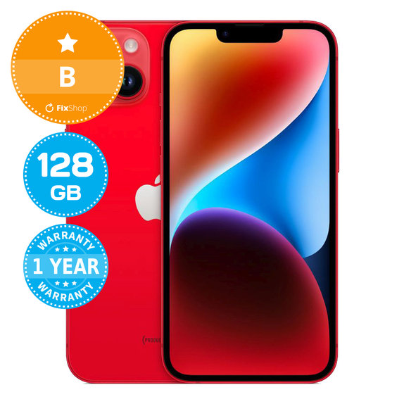 Apple iPhone 14 (PRODUCT)RED 128GB B Felújított