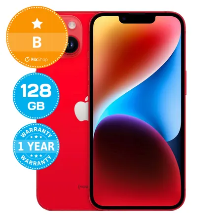 Apple iPhone 14 (PRODUCT)RED 128GB B Felújított