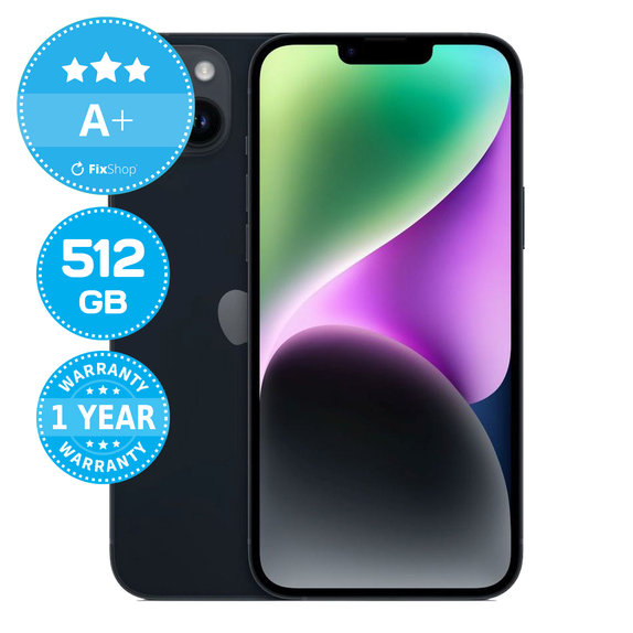 Apple iPhone 14 Plus Midnight 512GB A+ Felújított