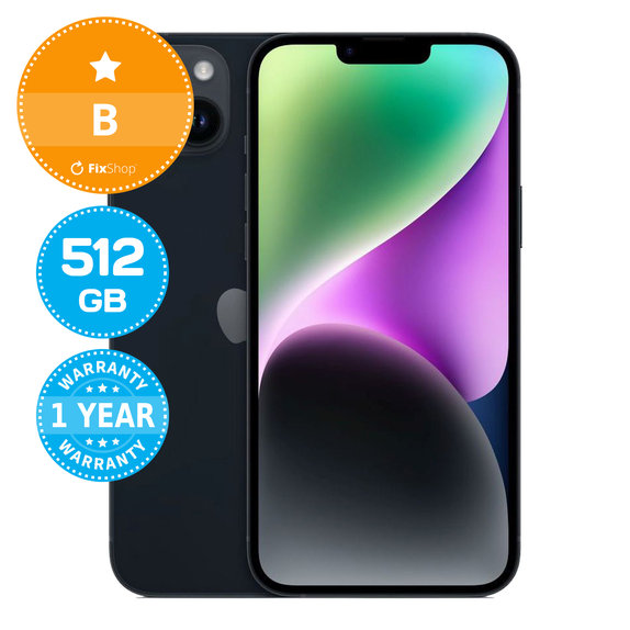 Apple iPhone 14 Plus Midnight 512GB B Felújított