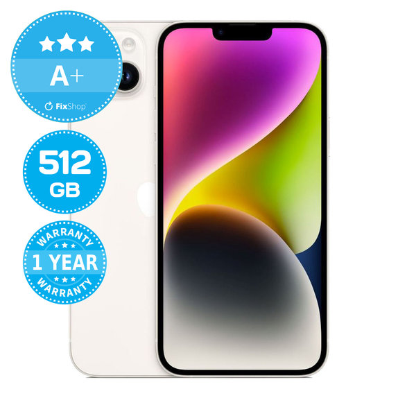 Apple iPhone 14 Plus Starlight 512GB A+ Felújított