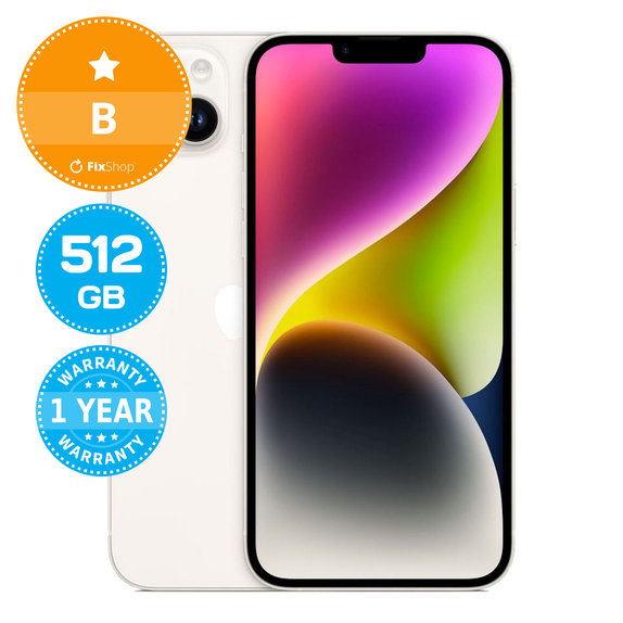 Apple iPhone 14 Plus Starlight 512GB B Felújított