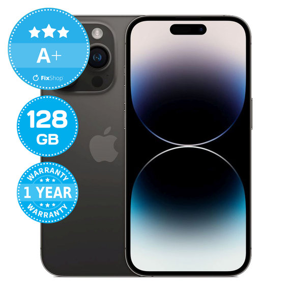 Apple iPhone 14 Pro Space Black 128GB A+ Felújított