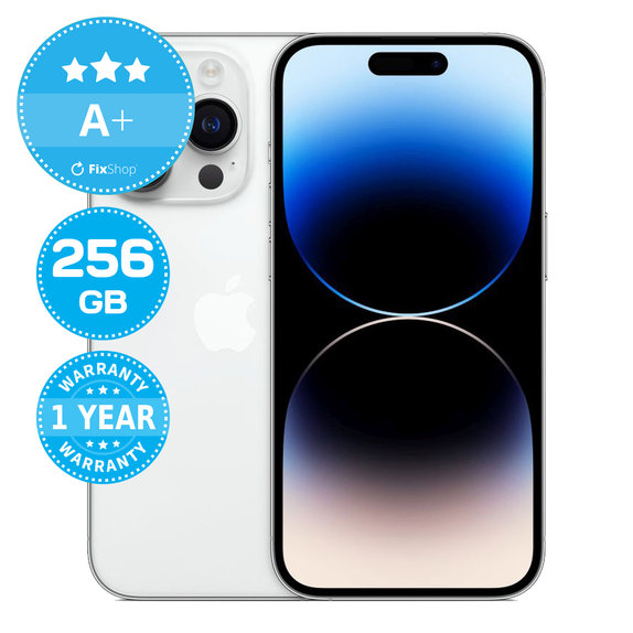 Apple iPhone 14 Pro Silver 256GB A+ Felújított