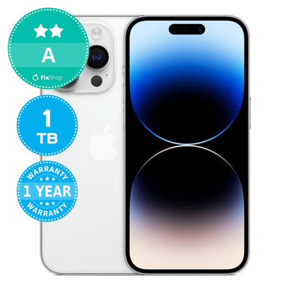 Apple iPhone 14 Pro Silver 1TB A Felújított