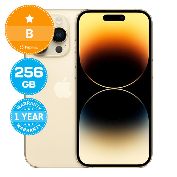 Apple iPhone 14 Pro Gold 256GB B Felújított