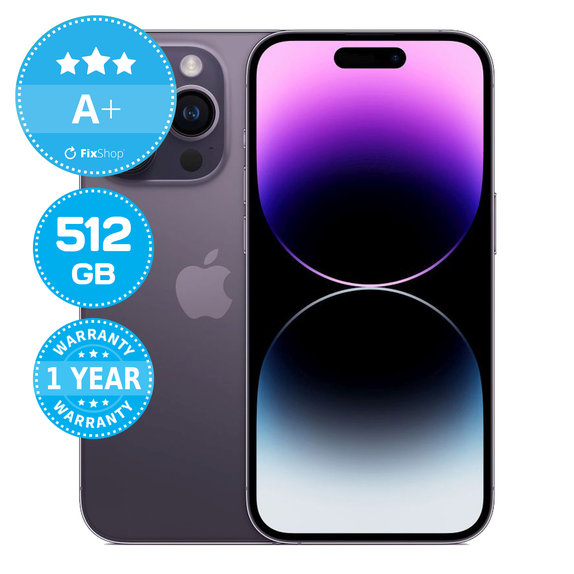 Apple iPhone 14 Pro Deep Purple 512GB A+ Felújított