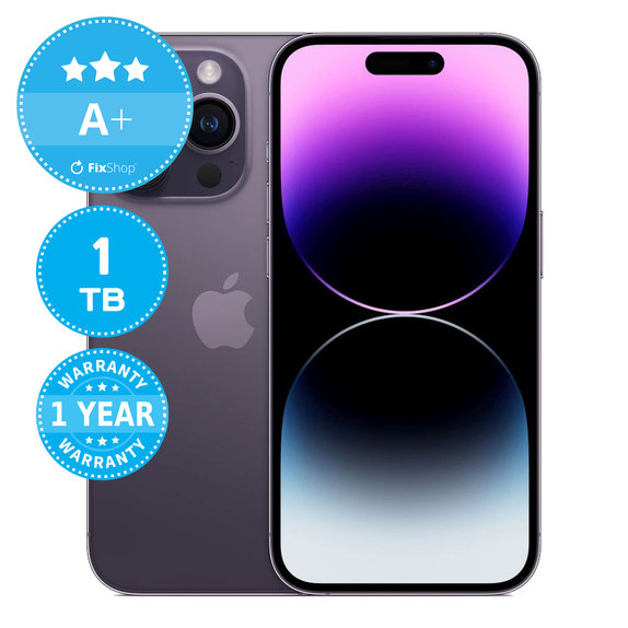Apple iPhone 14 Pro Deep Purple 1TB A+ Felújított
